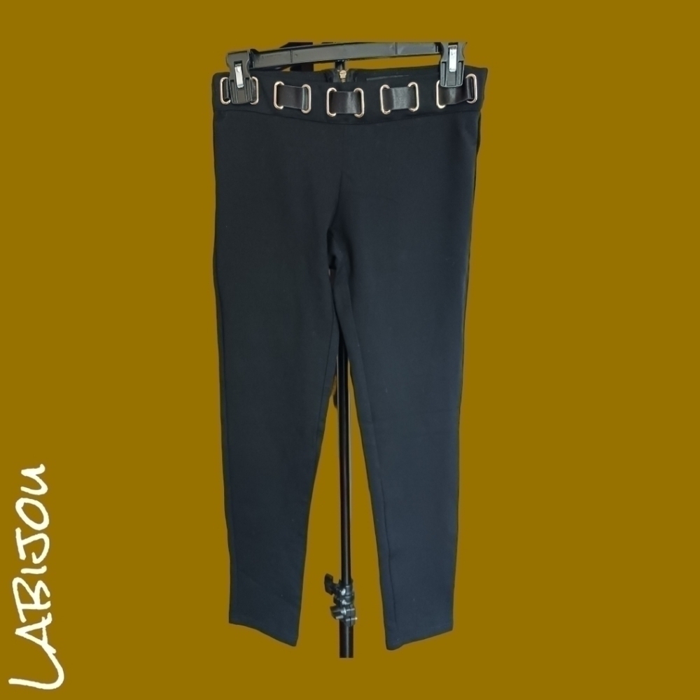 Labijou dress pant black&gold size Mediun